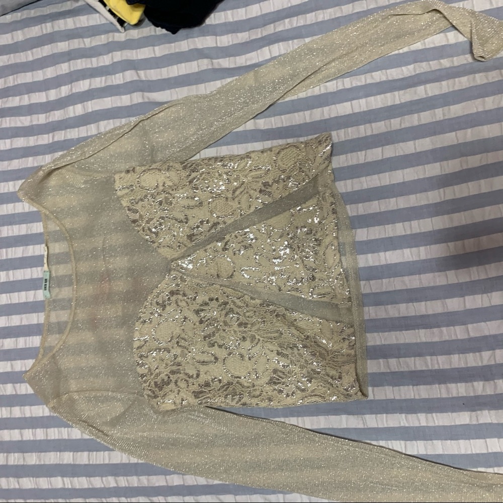 Gold Crop Top